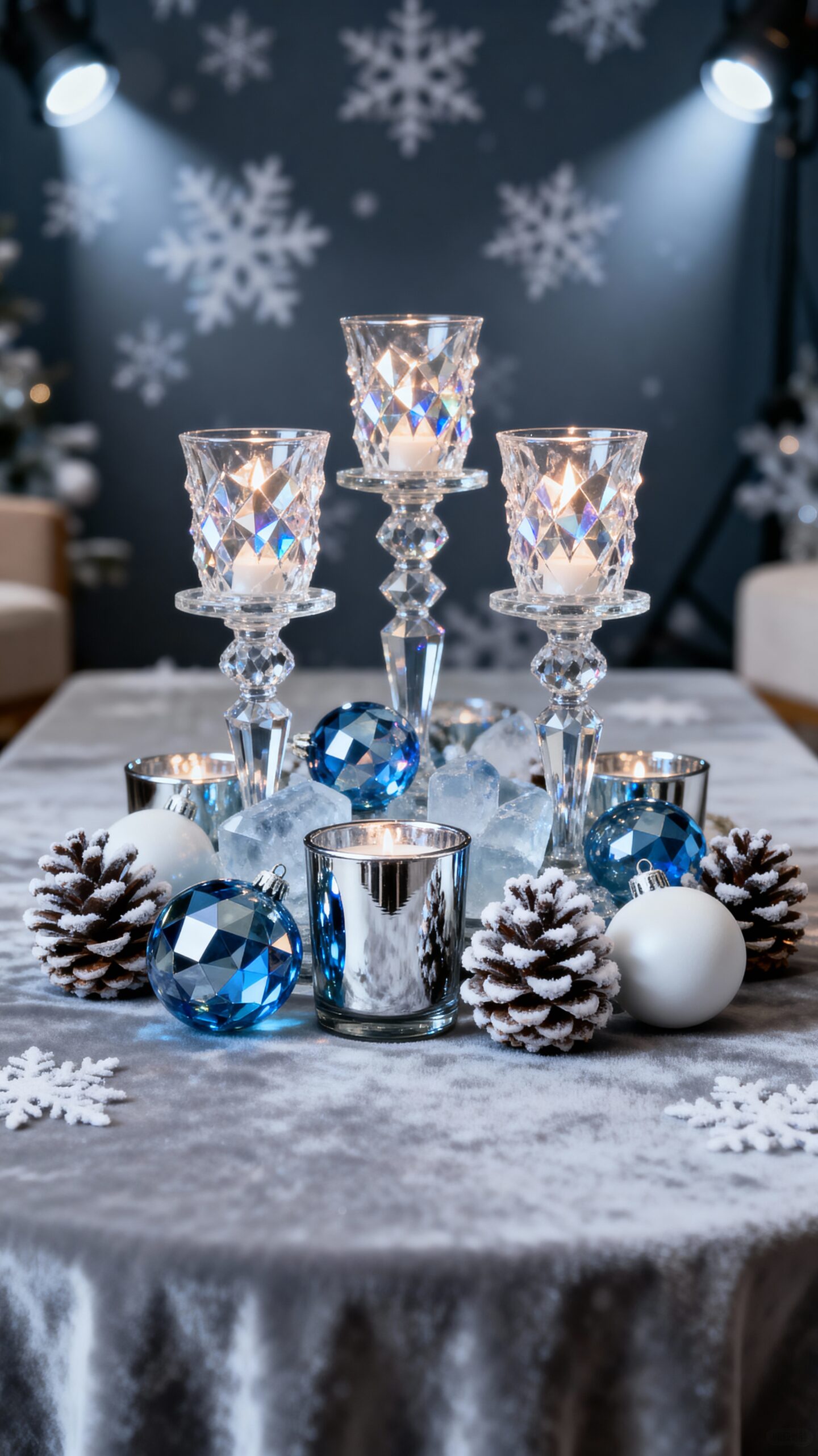 sparkling crystalline enchanting winter inspired