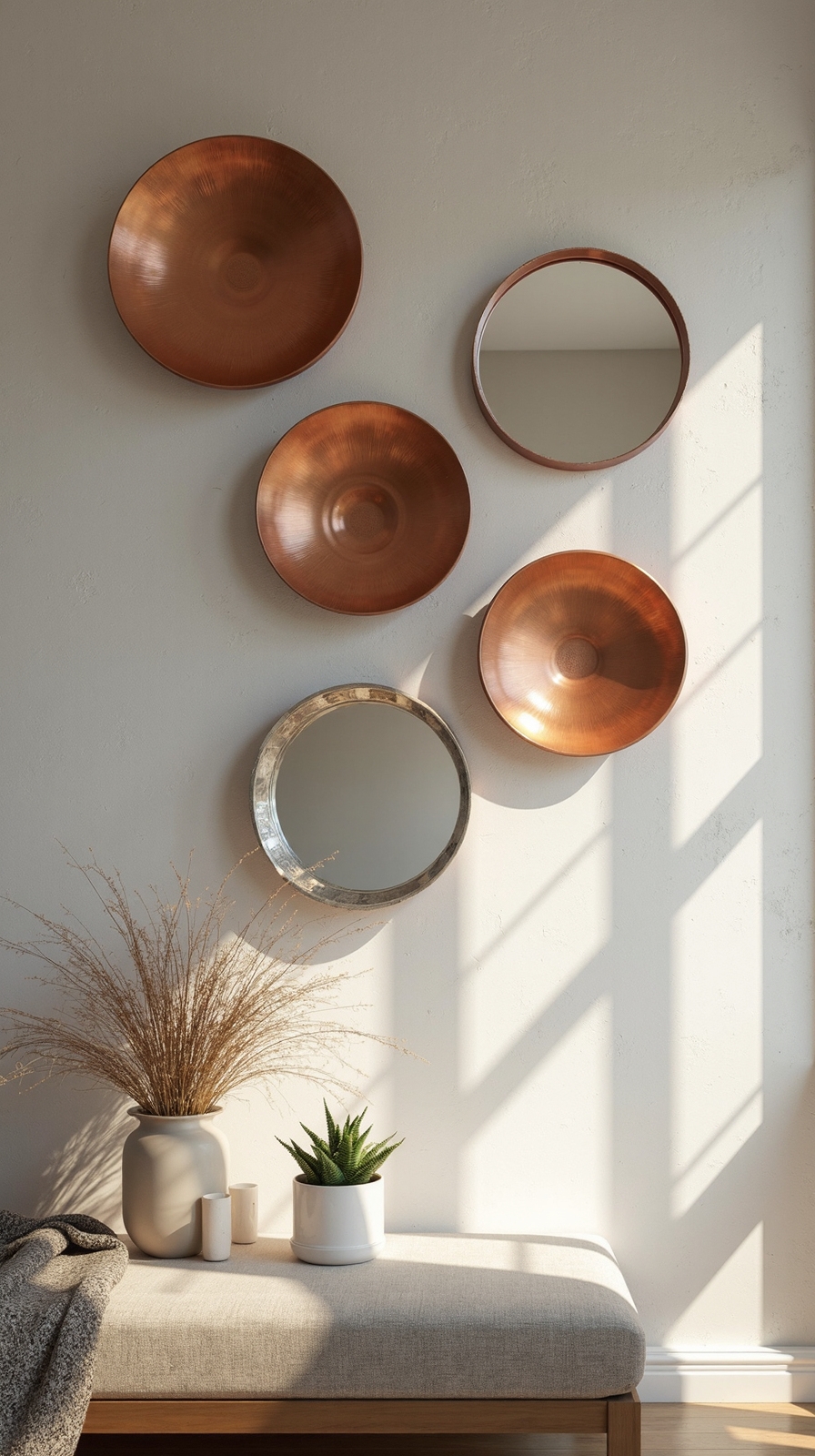 sparkling metallic winter lighting decor