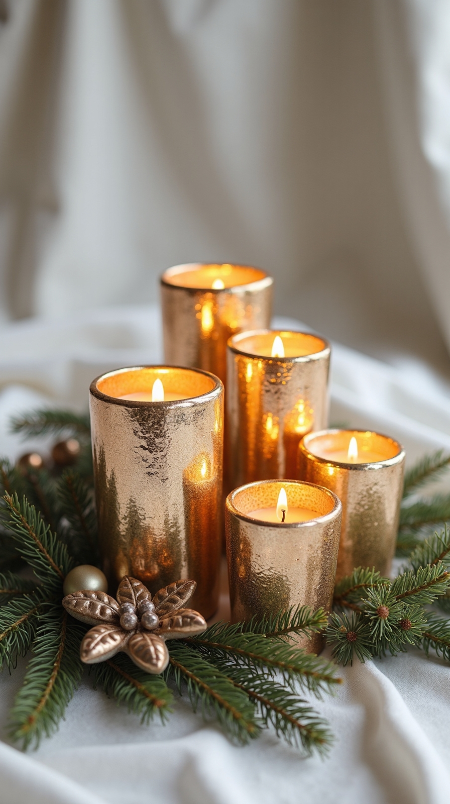 sparkling sophisticated reflective transformative mercury glass