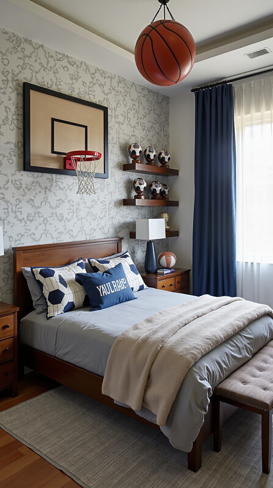 sports themed bedroom paradise