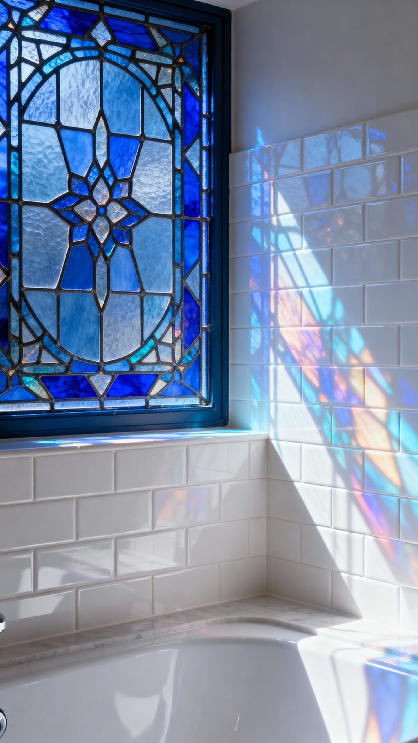 stained glass architectural focal point