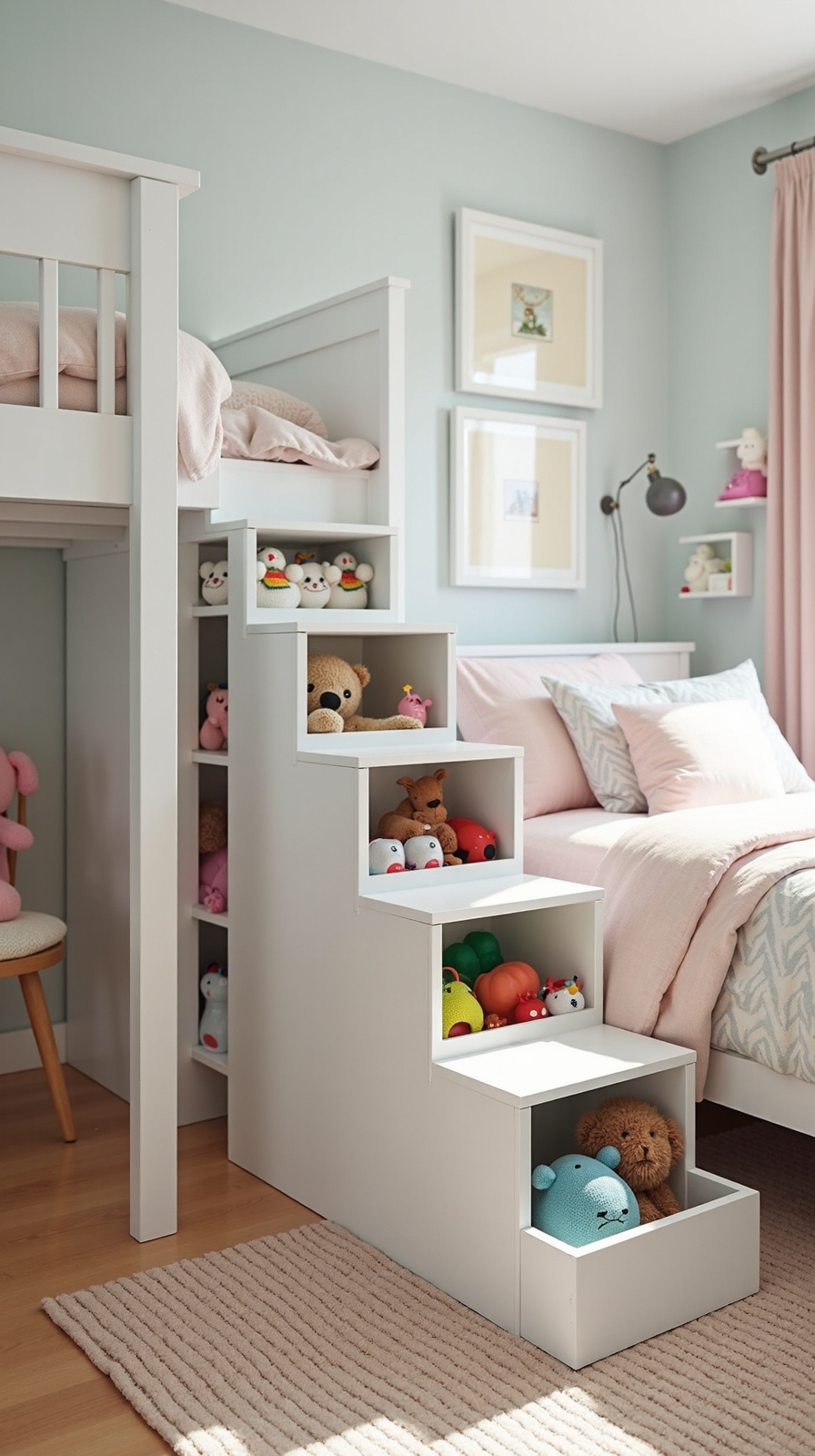 storage integrated bunk beds