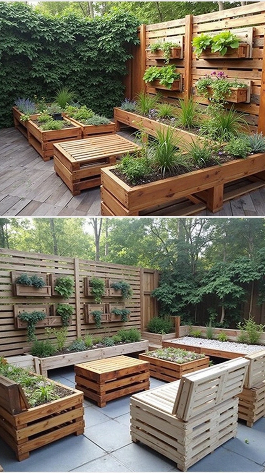 straightforward patio pallet diy projects