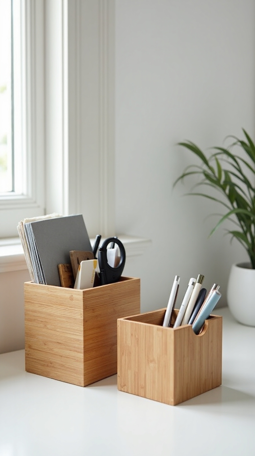 strategically organize desktop essentials efficiently