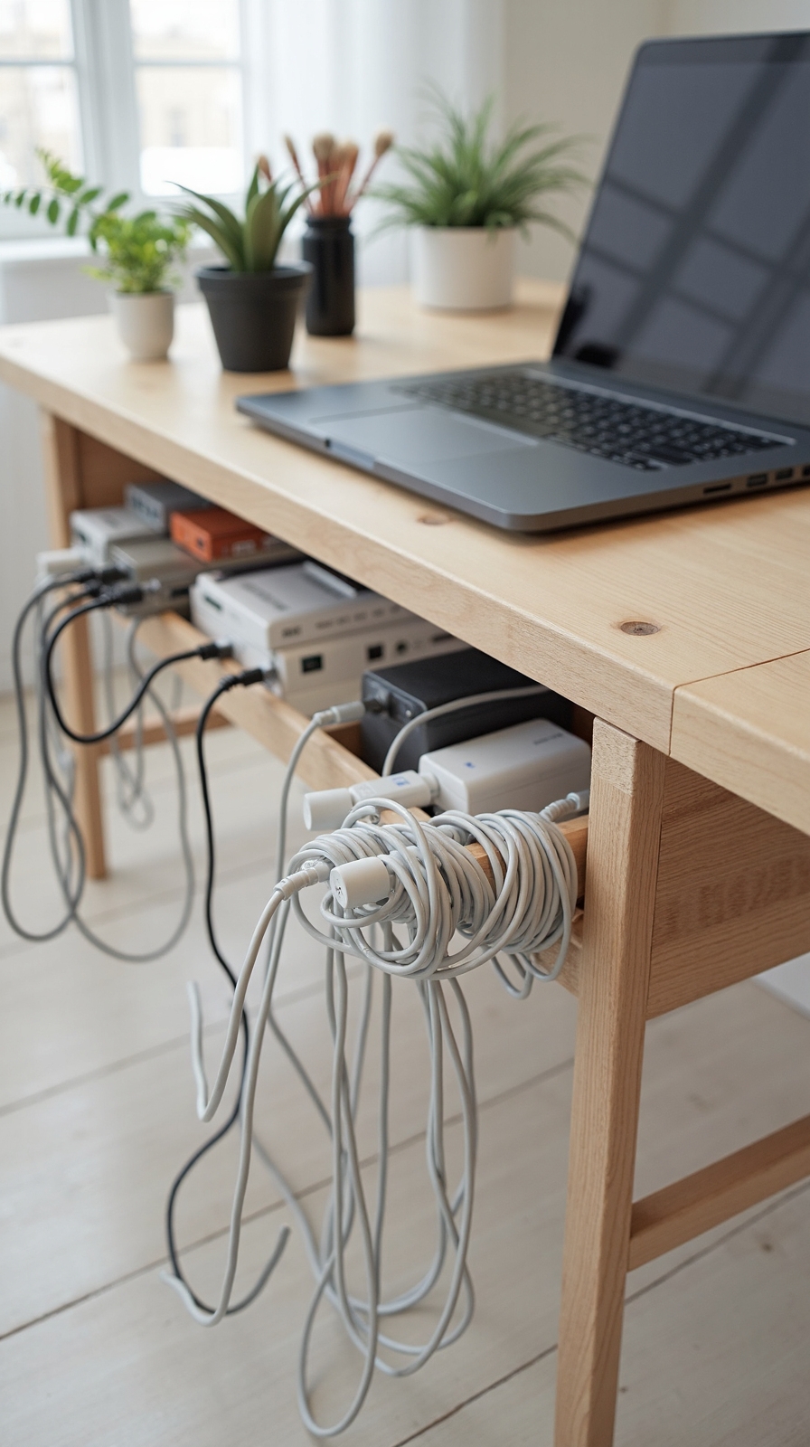 streamlined cable organization through diy solutions