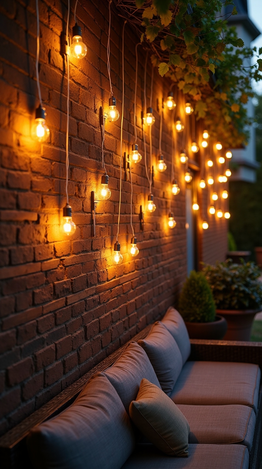 striking geometric light wall displays