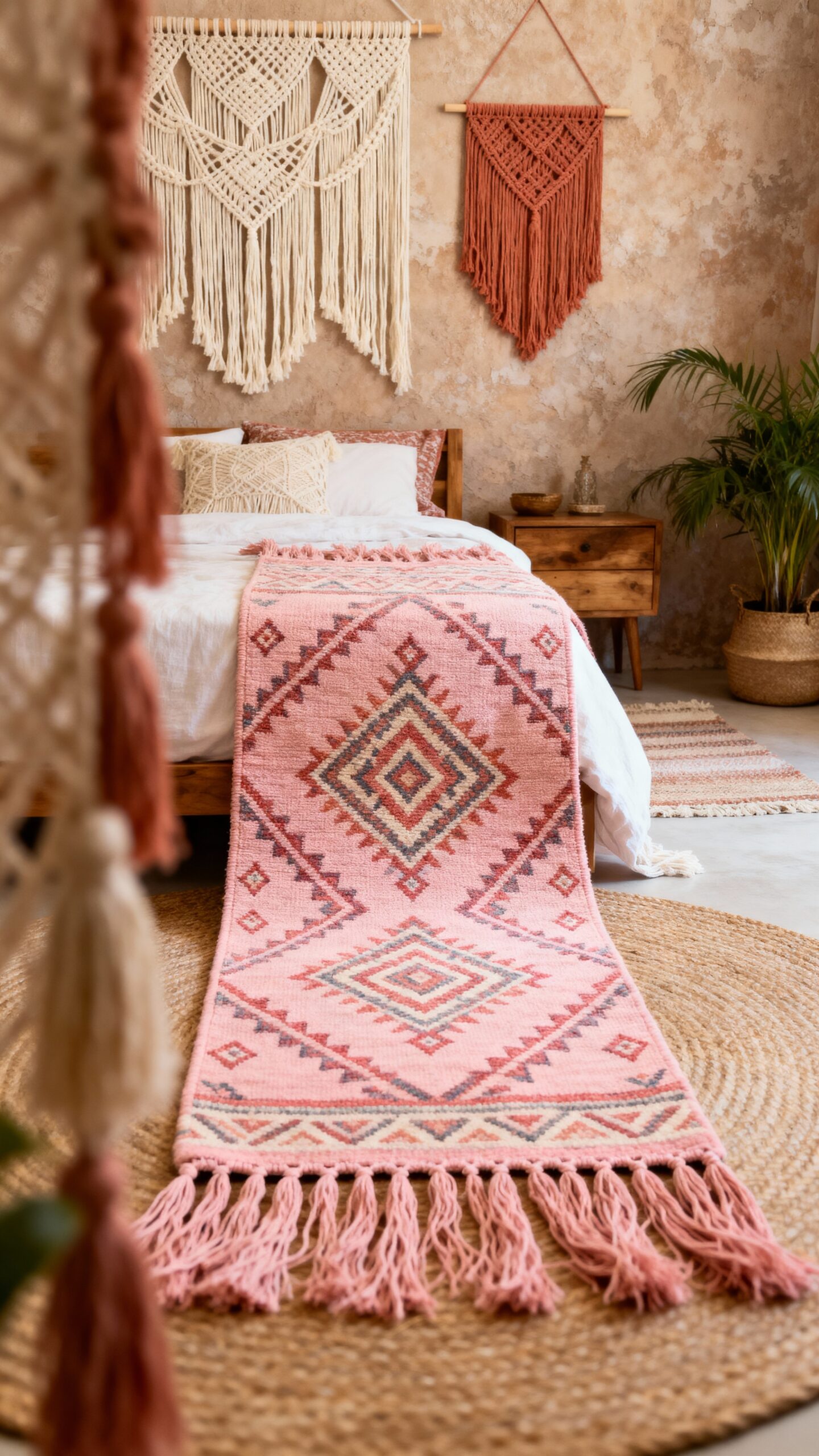 striking moroccan boho bedroom centerpieces