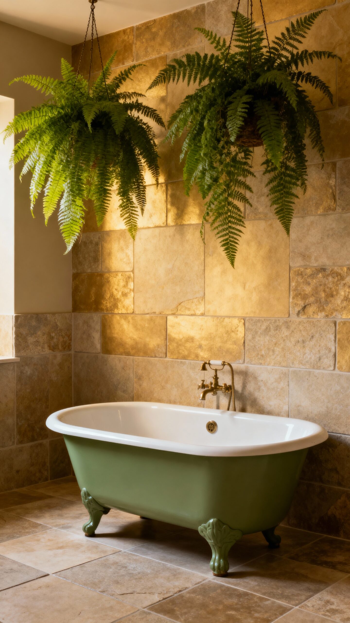 stunning vintage green tub transformation