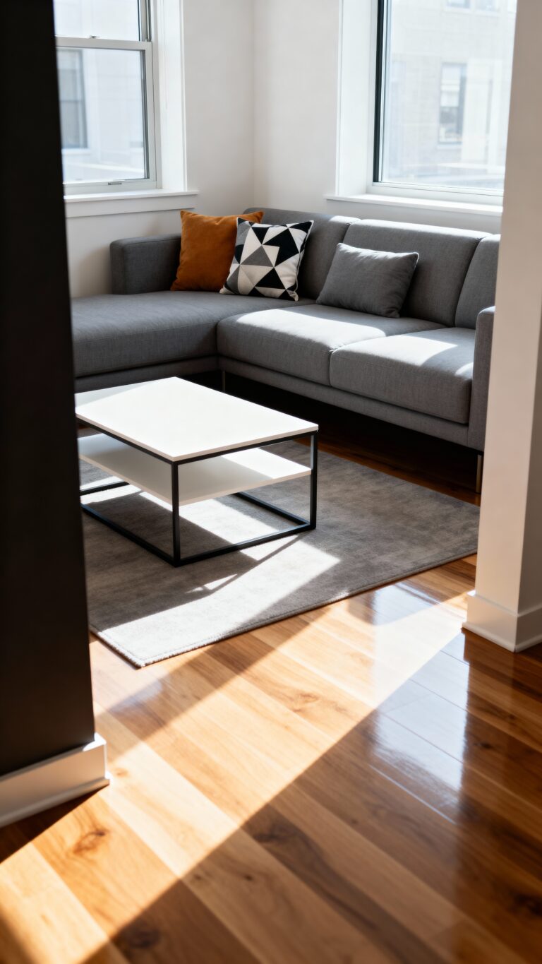 stylish small space functional chic