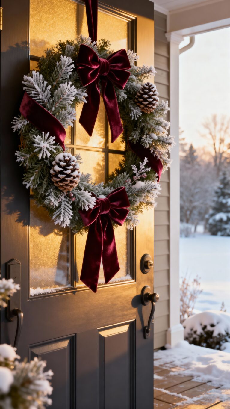 stylish winter entrance decorations welcome guests