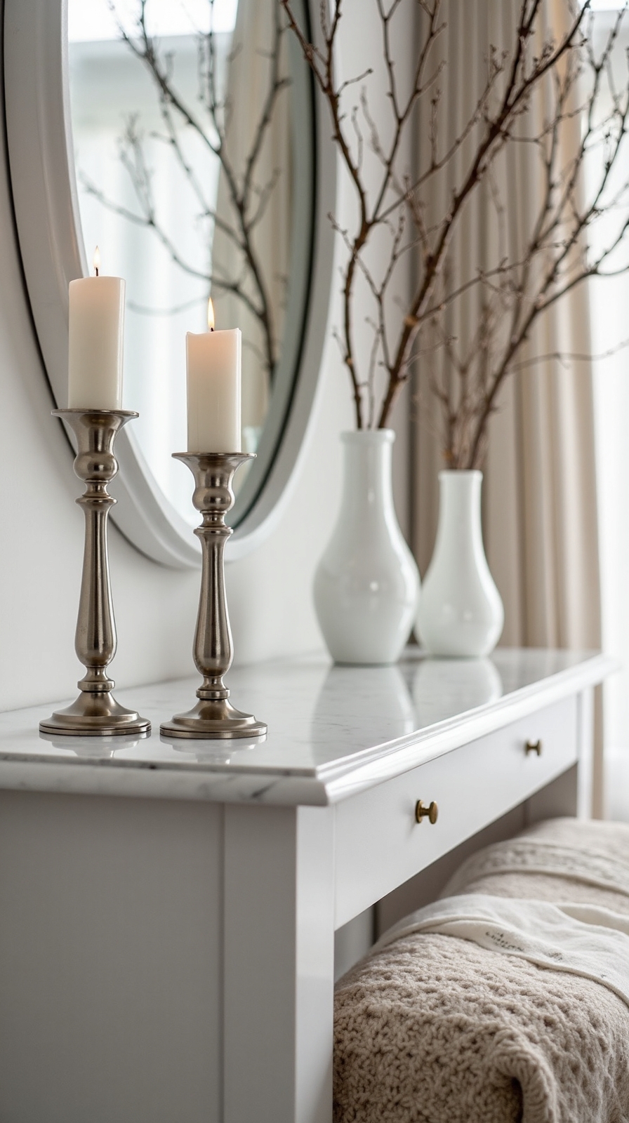 subtle sophisticated understated metallic accents