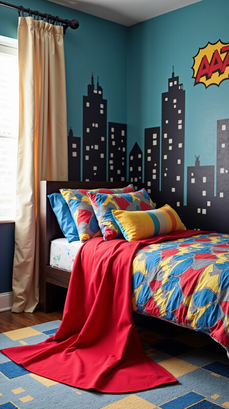 superhero themed adventure bedroom transformation