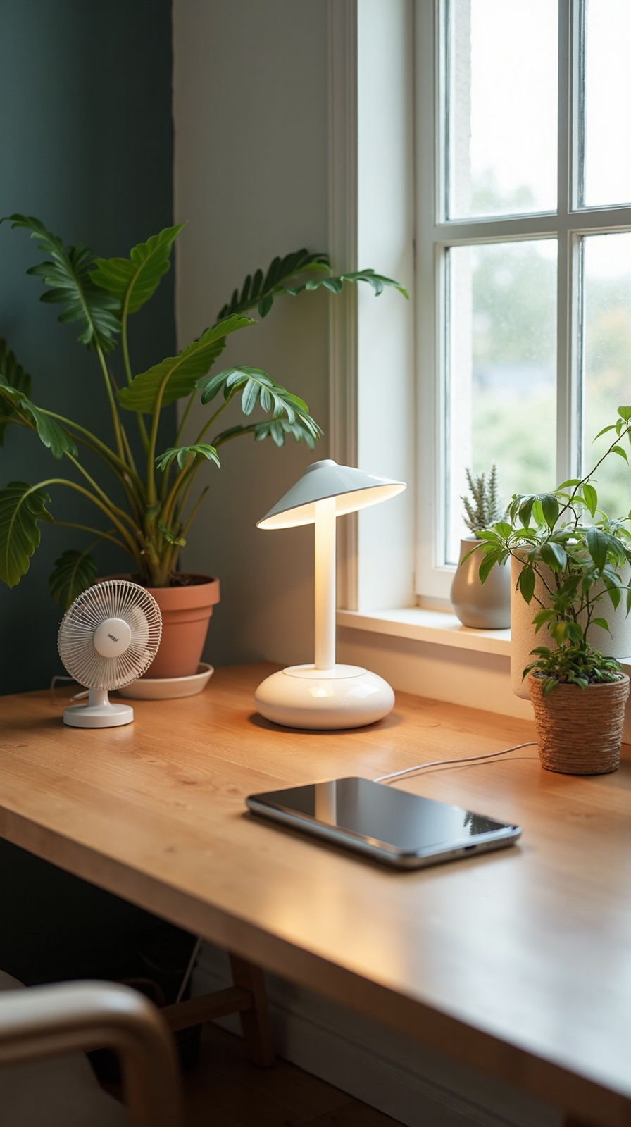 sustainable office solar powered desk accessories