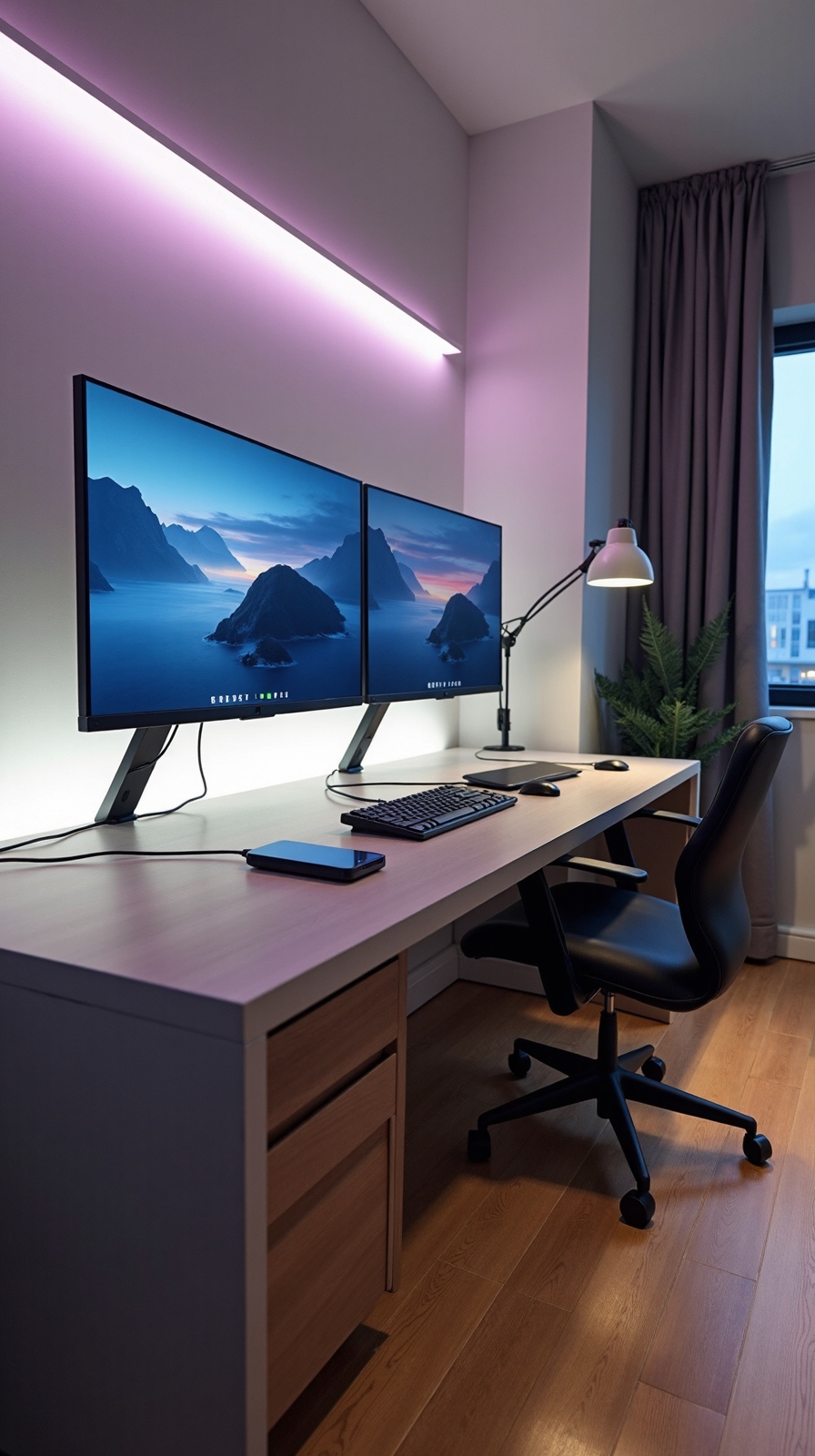 tech enhanced productive workspace