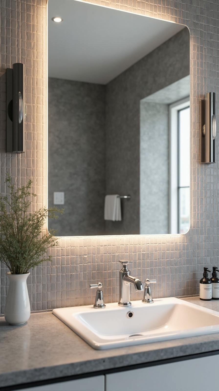 textured dimensional contrast rich accent backsplash