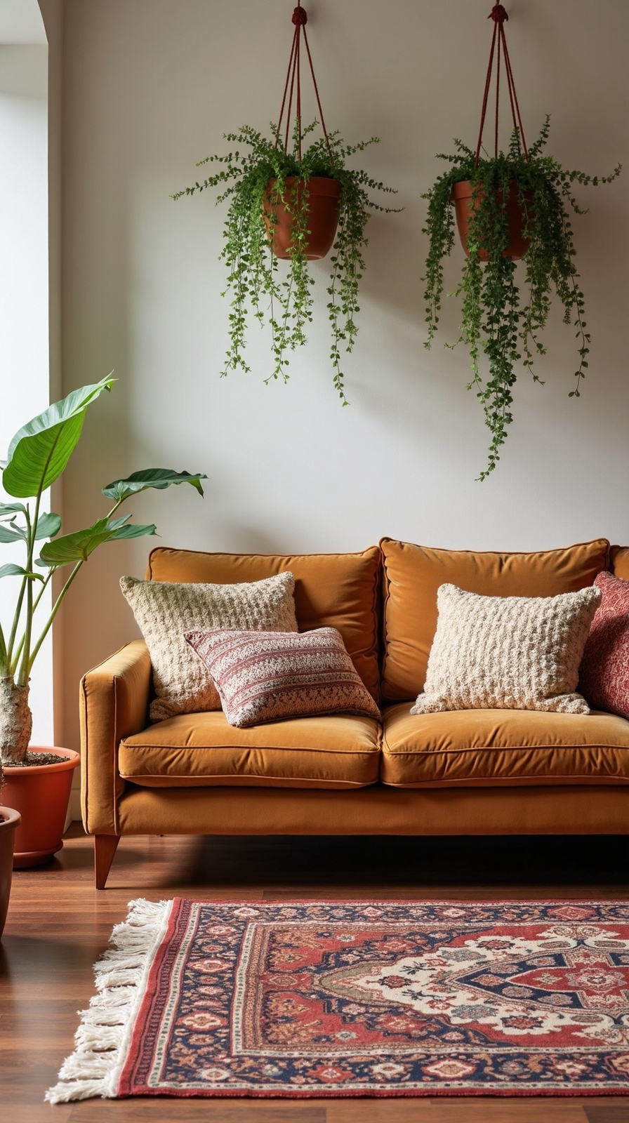 textured layered earthy eclectic bohemian style