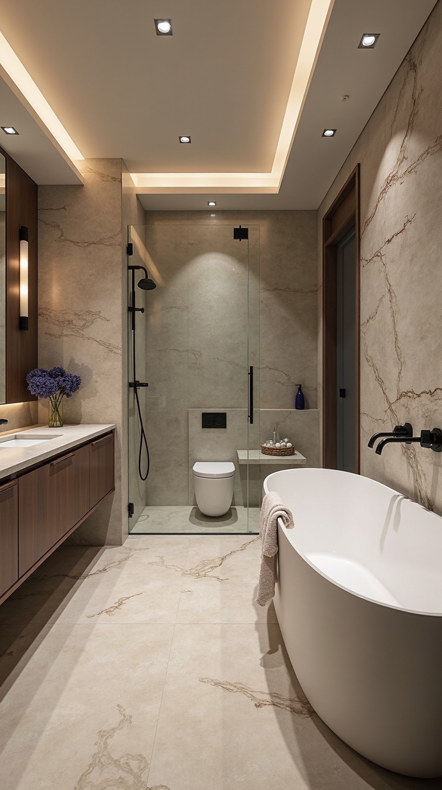 textured organic dramatic stone accent walls