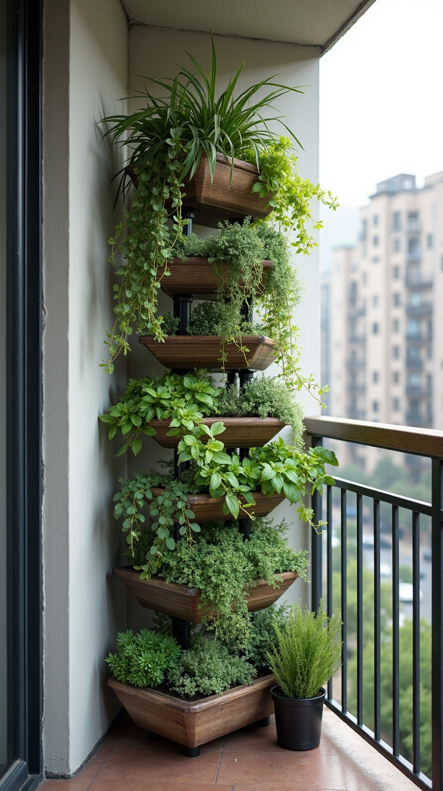 thriving vertical corner plant gardens