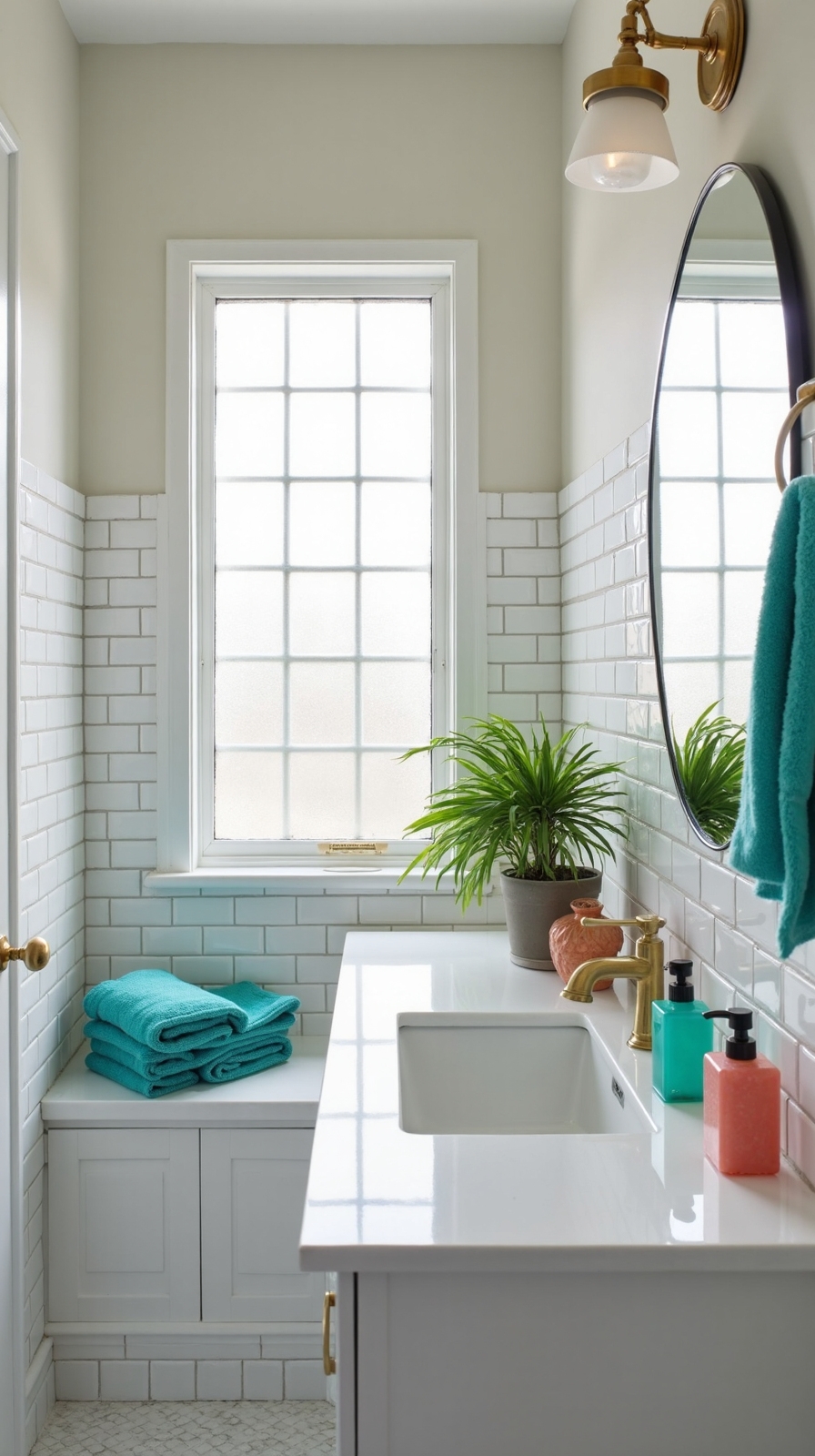 timeless canvas for colorful accents