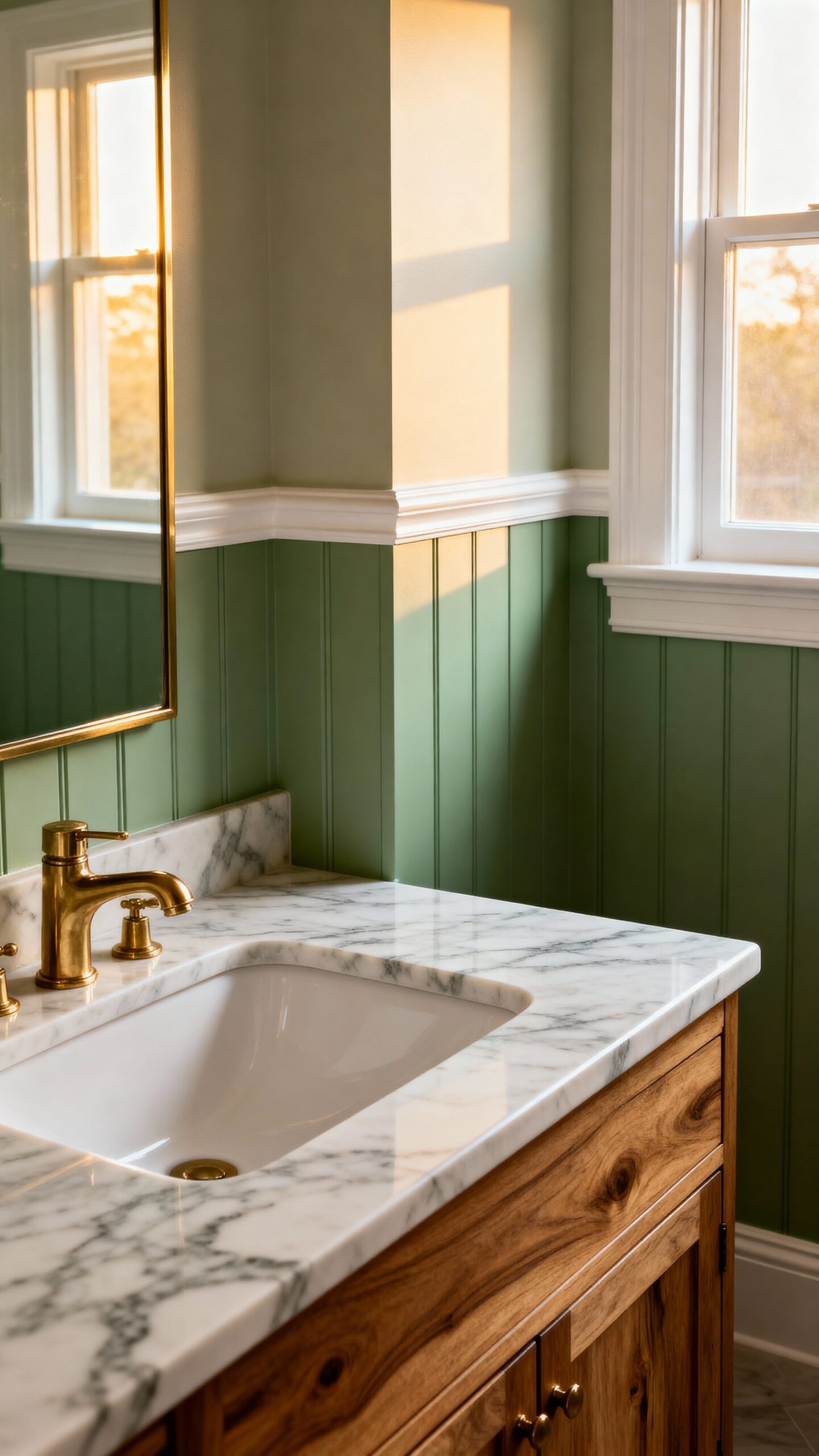 timeless classic nature inspired bathroom character