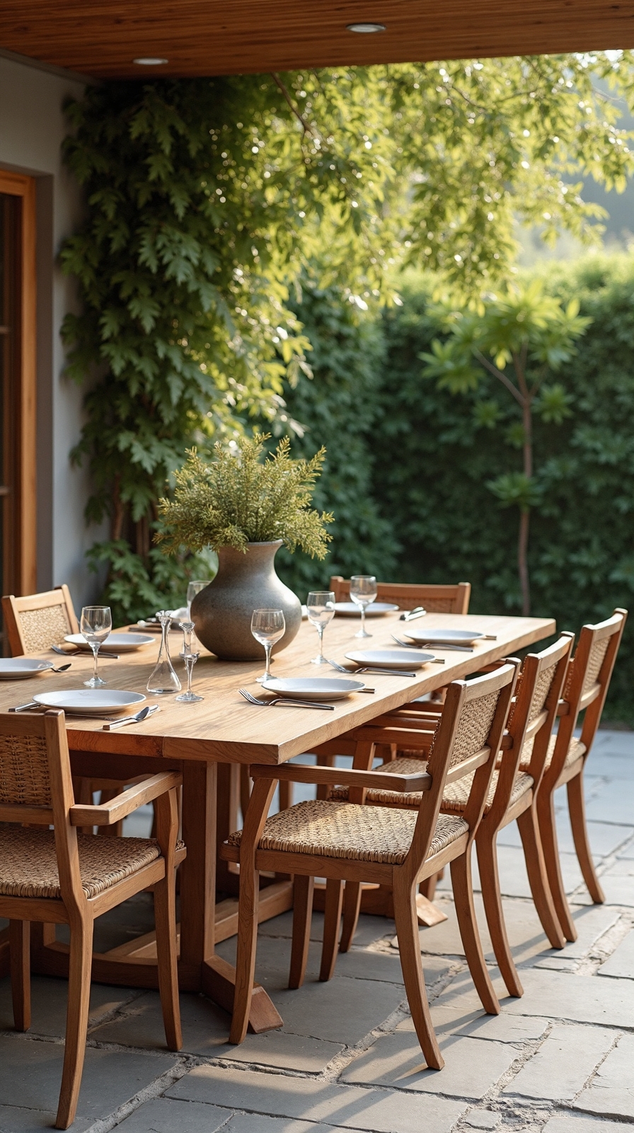 timeless durable versatile teak patio sets