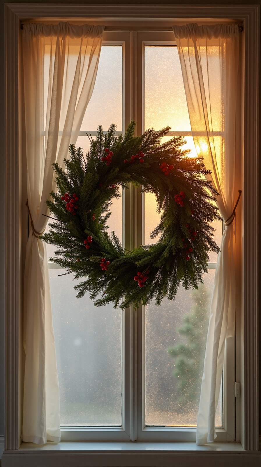 timeless elegance of winter wreaths