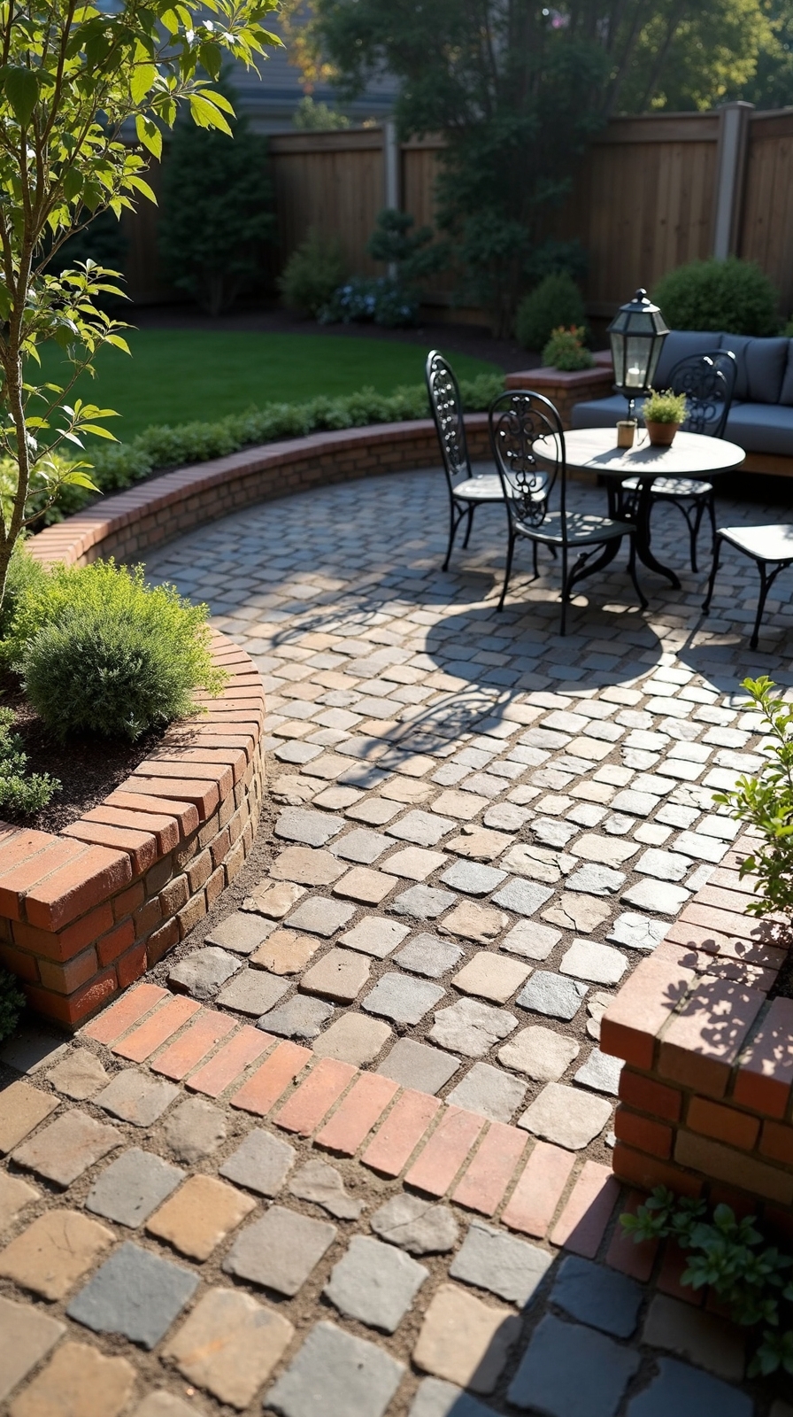 timeless european outdoor patio sanctuary