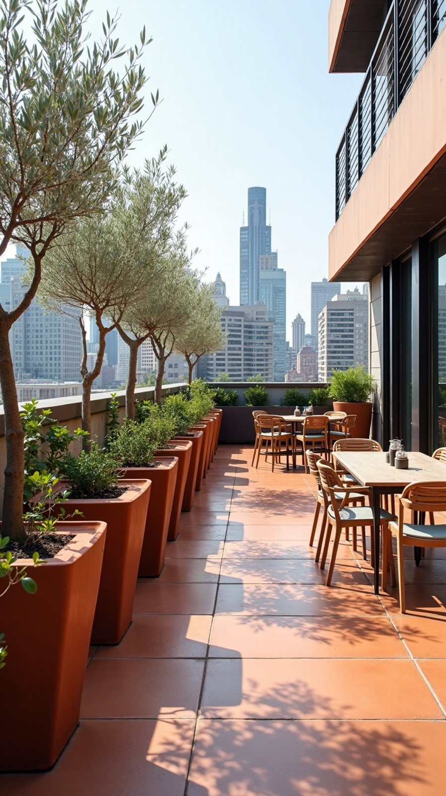 timeless mediterranean rooftop oasis retreat