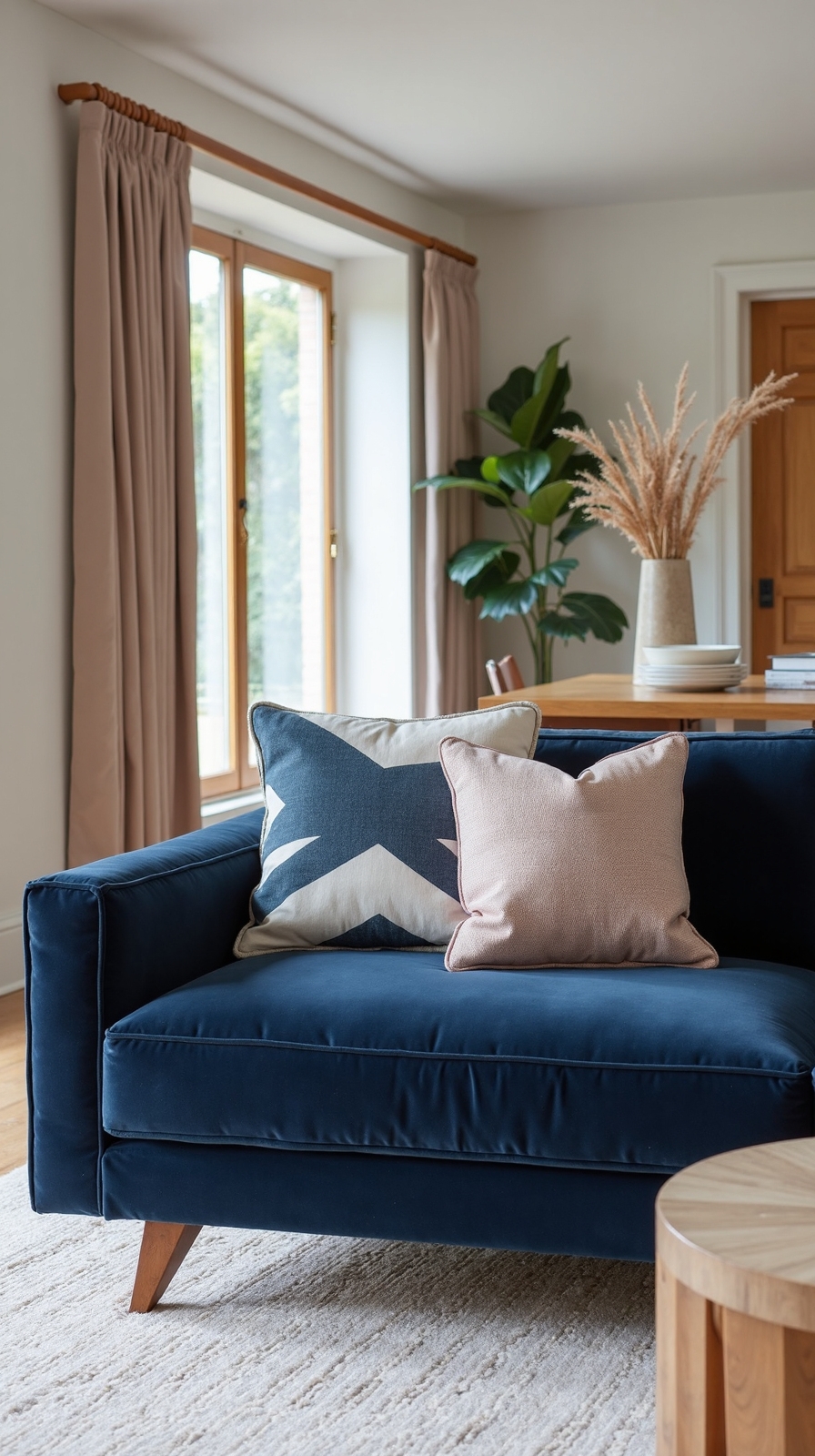 timeless mid century modern navy sophistication