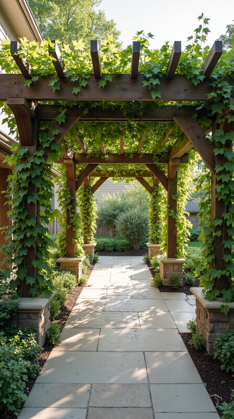 timeless natural elegant outdoor oasis