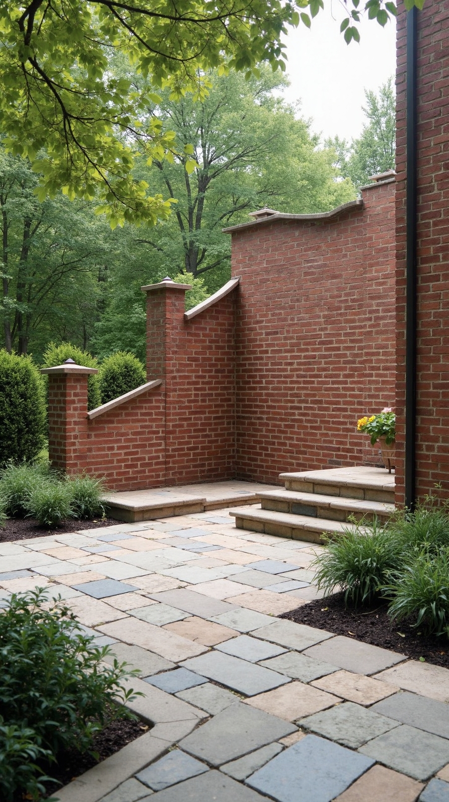timeless versatile textured rustic brick accents