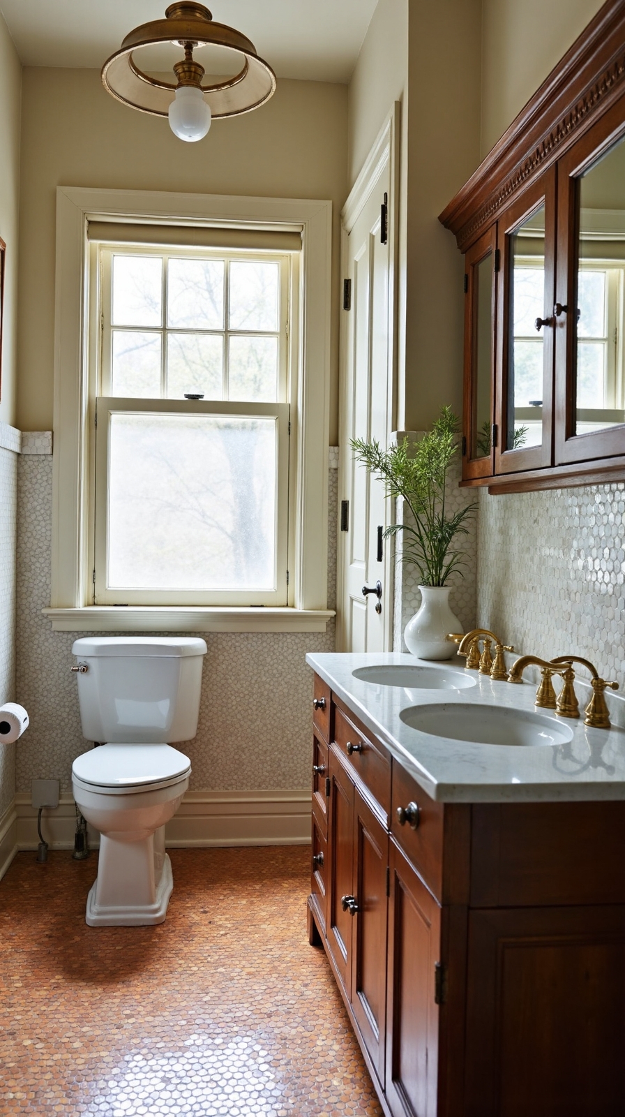 timeless vintage bathroom charm