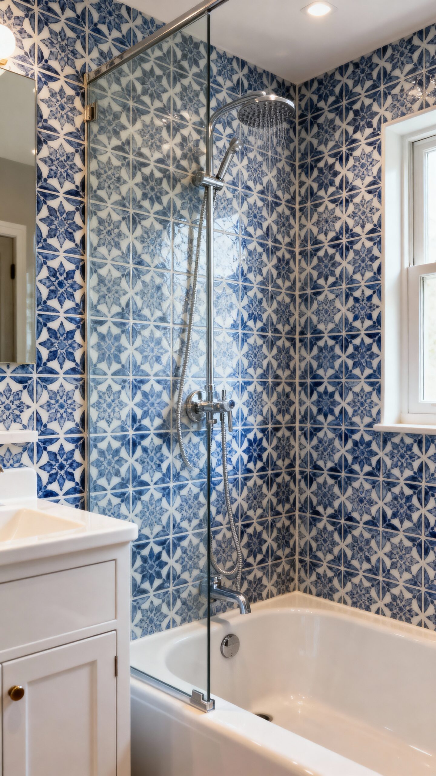 timeless visually captivating bathroom tiles