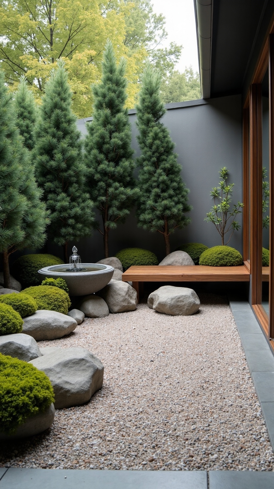 tranquil minimalist nature inspired reflective