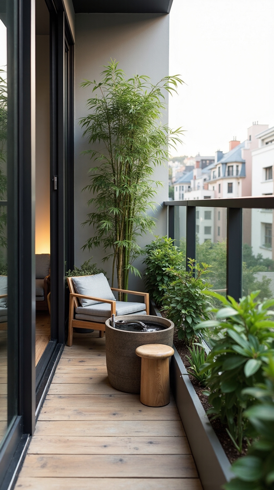 tranquil portable water feature oasis