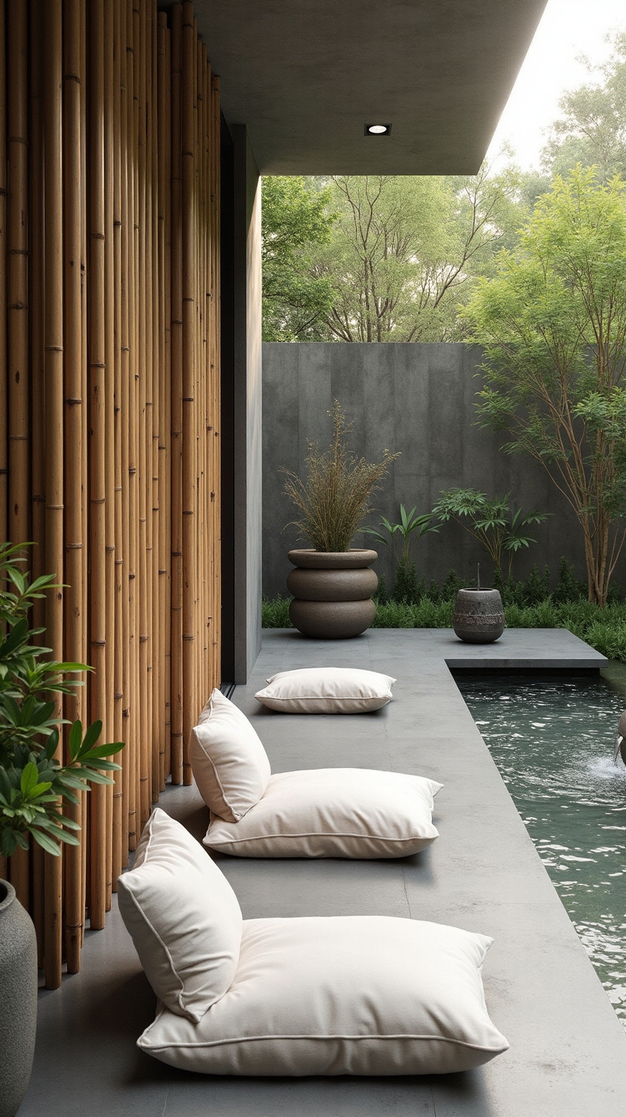 tranquil zen outdoor sanctuary