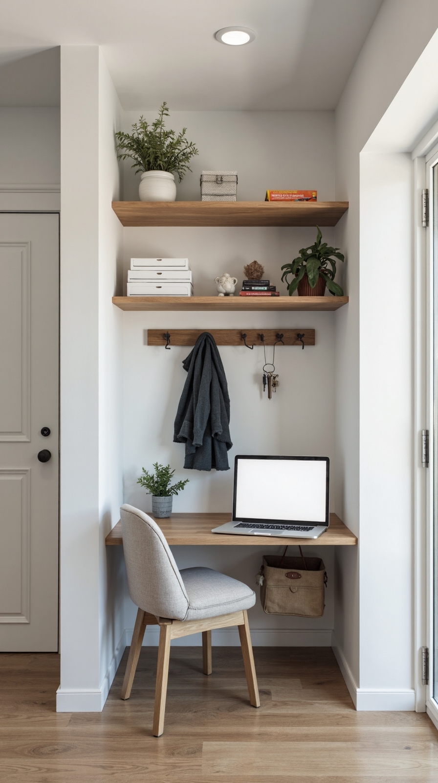 transform entryway into command center