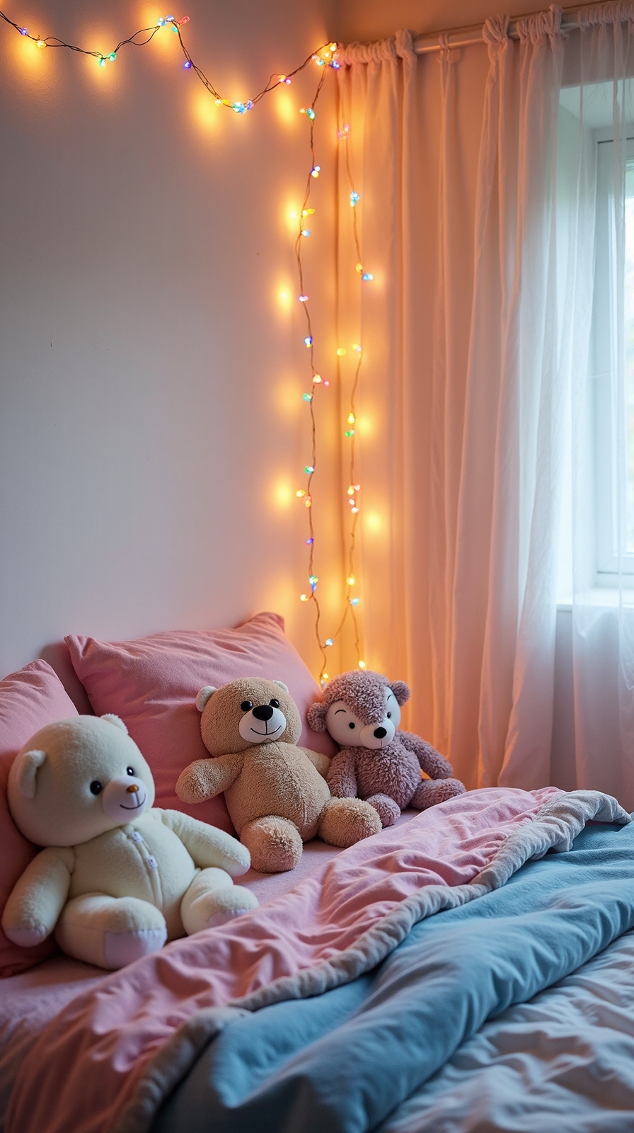 transformative decorative string light sanctuary