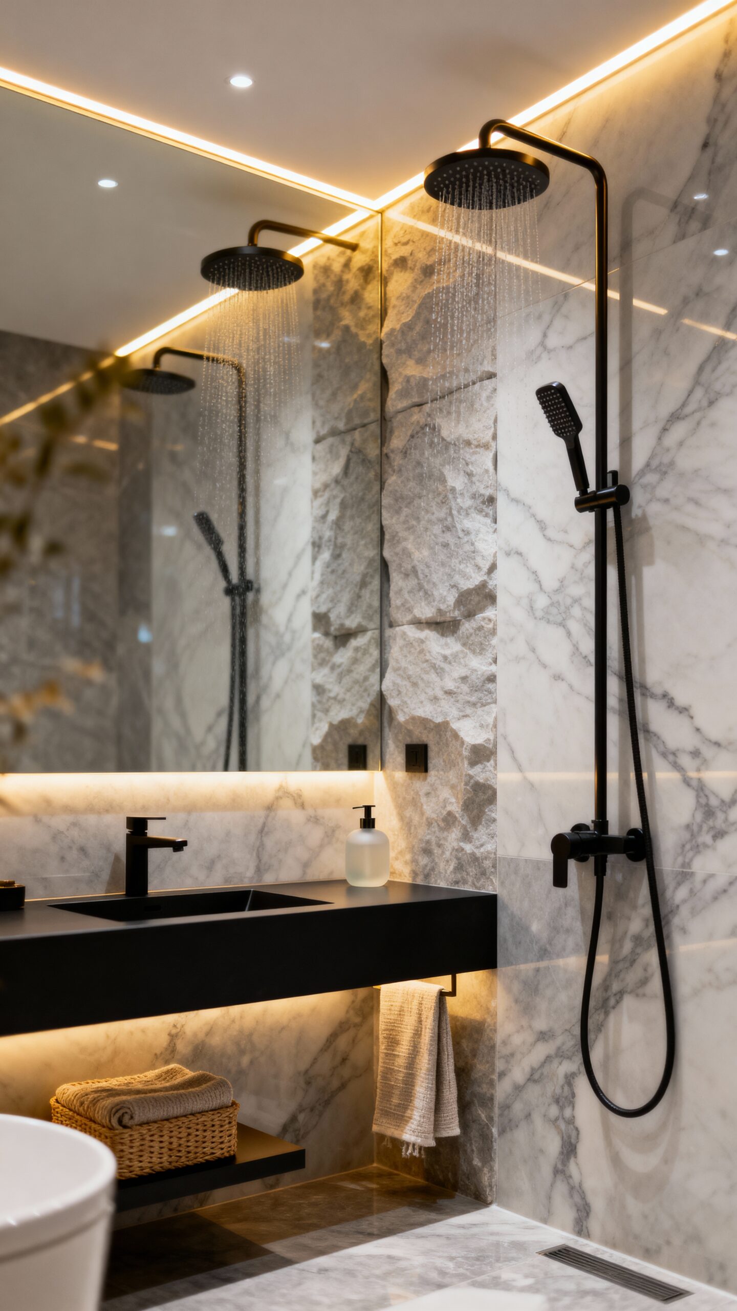 transformative spa inspired bathroom renovation