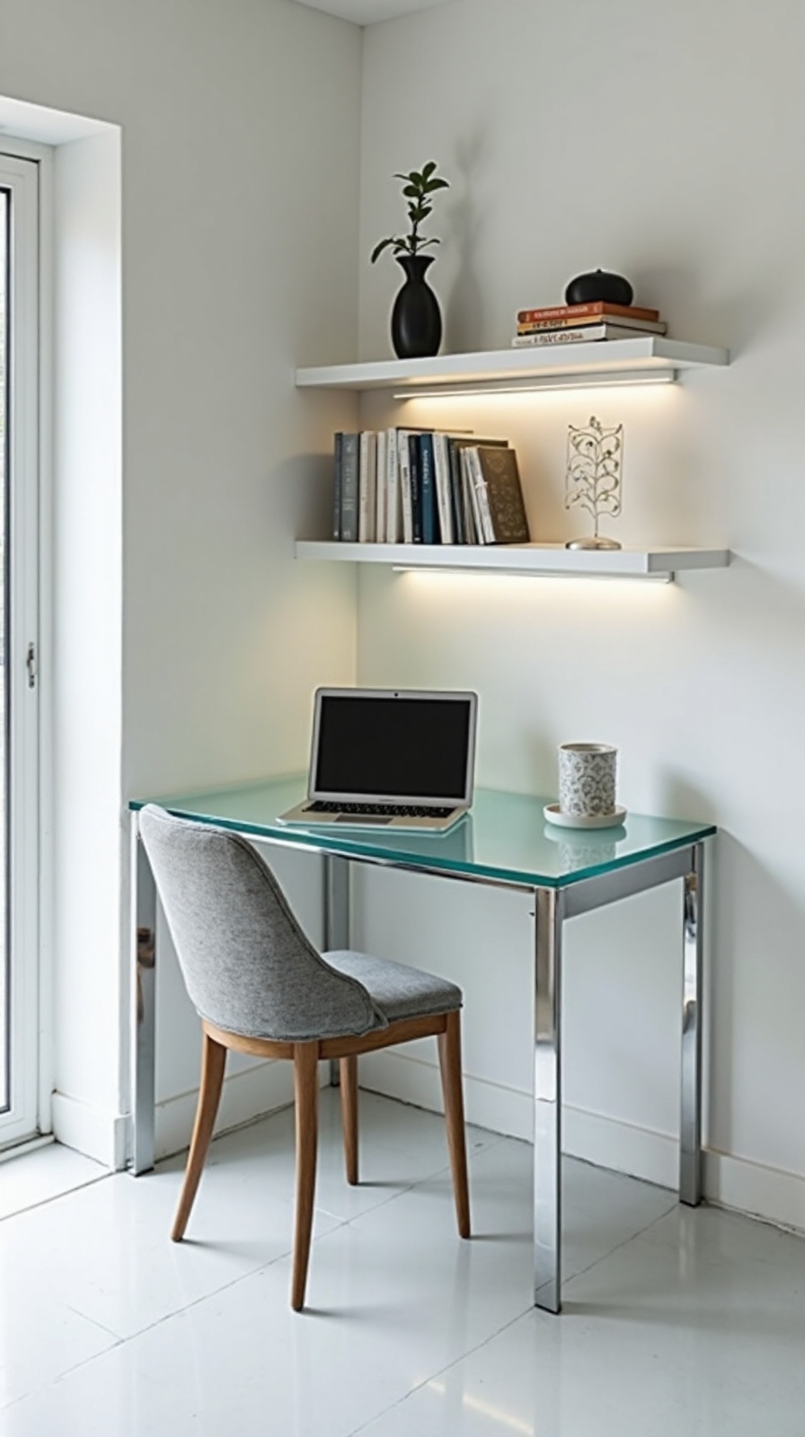 transparent space saving complementary unobtrusive