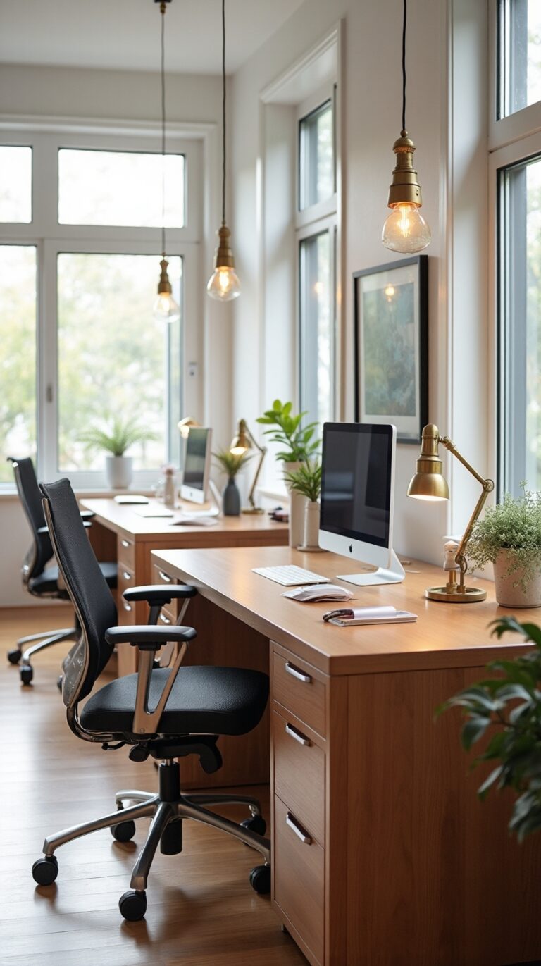 trendy home office table designs