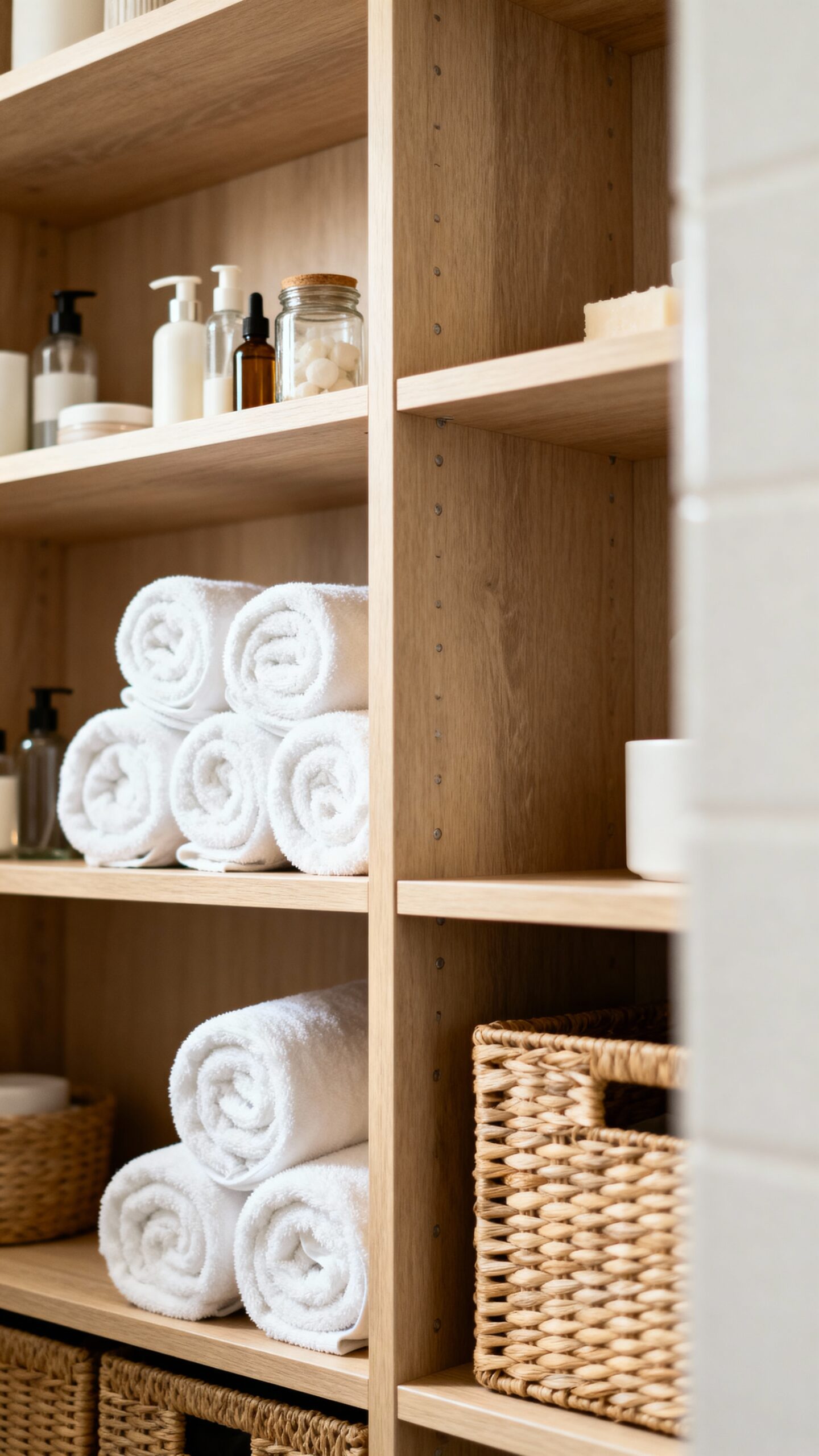 unconventional multifunctional bathroom storage oasis