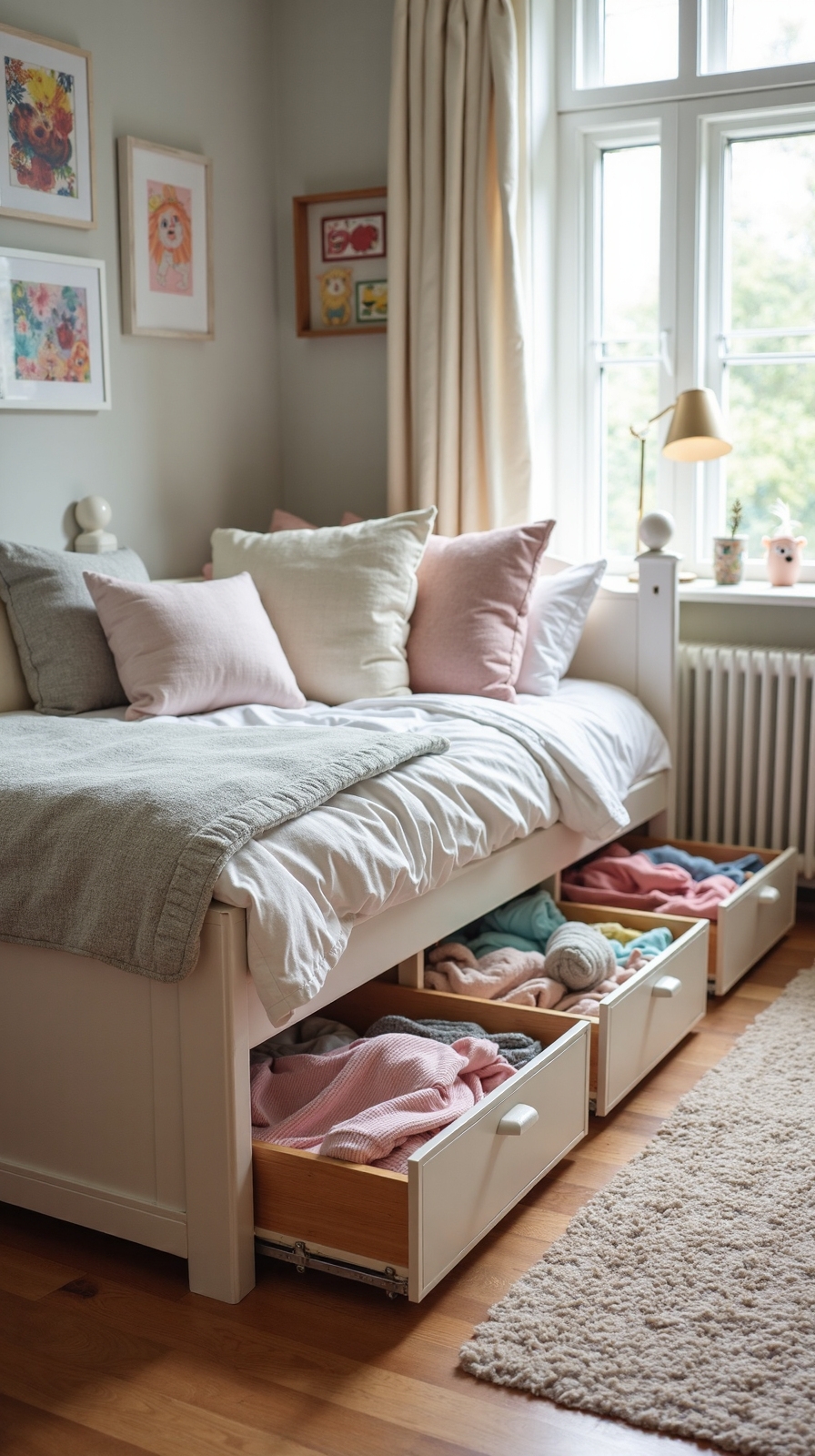 under bed storage maximizes space