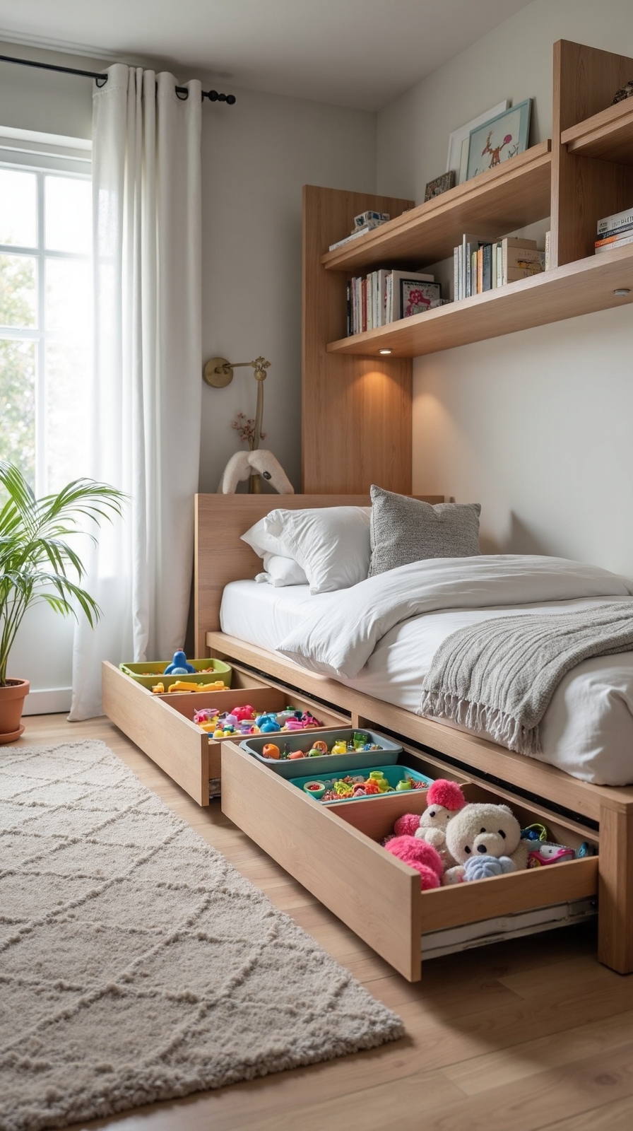 under bed storage maximizes space