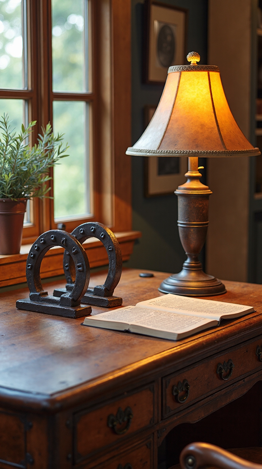 unique rustic functional western inspired desk accessories