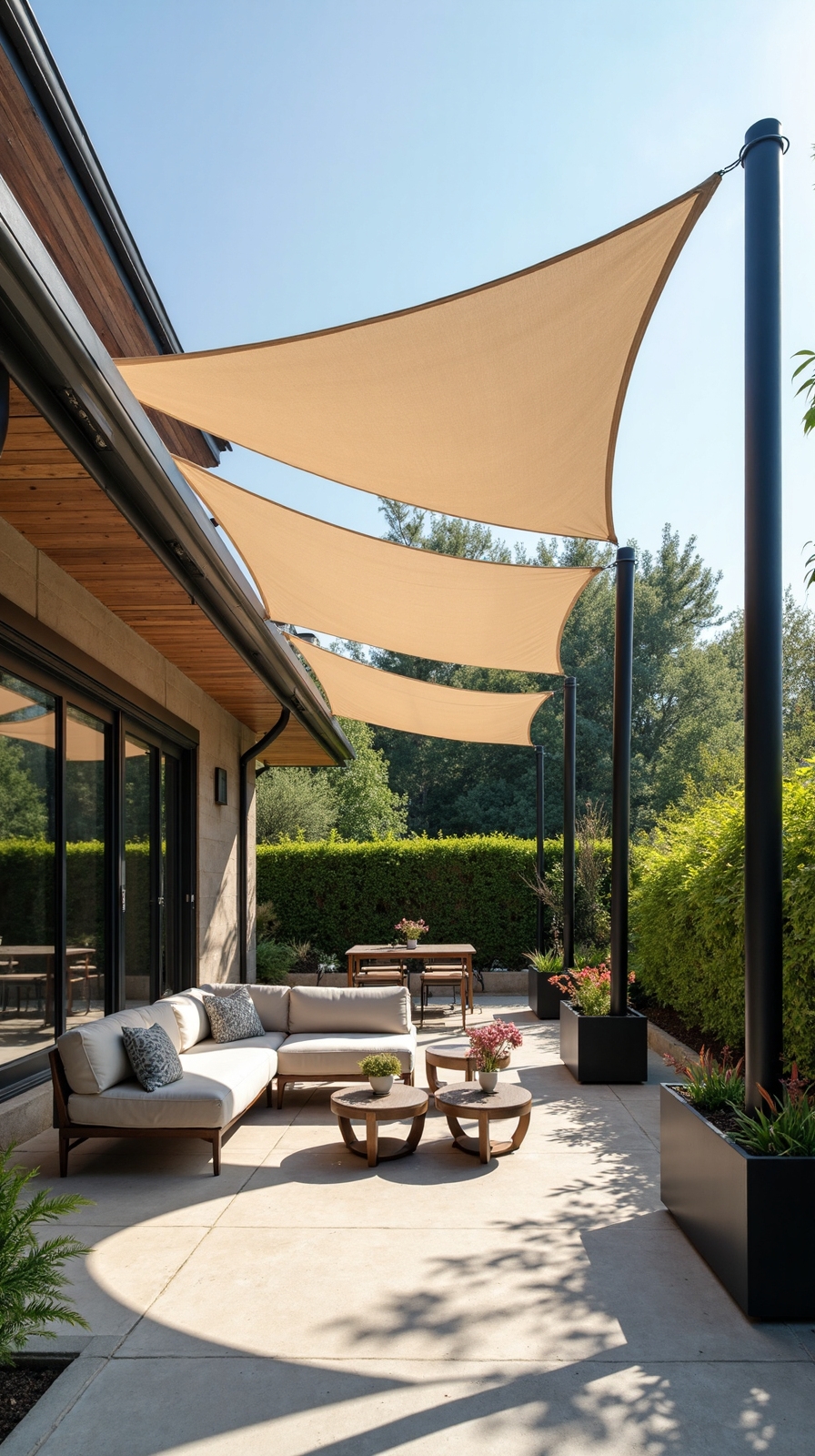 versatile customizable wind blocking shade canopy