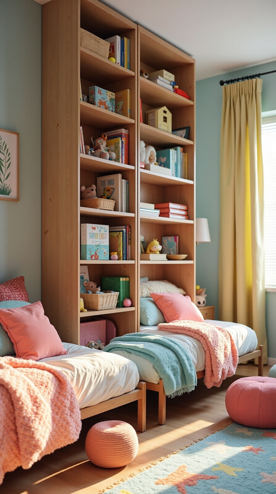 versatile mobile customizable bookshelf dividers