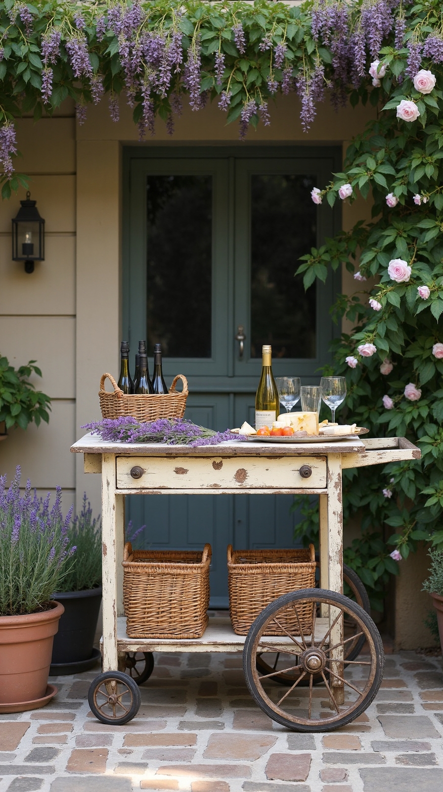 versatile mobile rustic french market charm