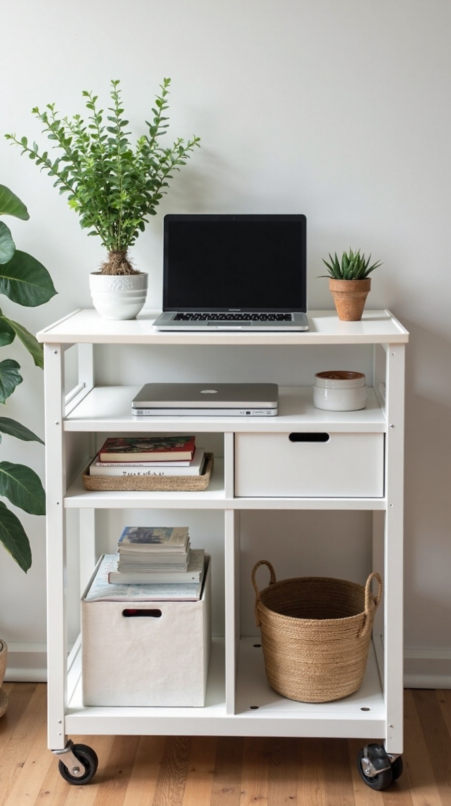 versatile mobile workstation from kitchen cart
