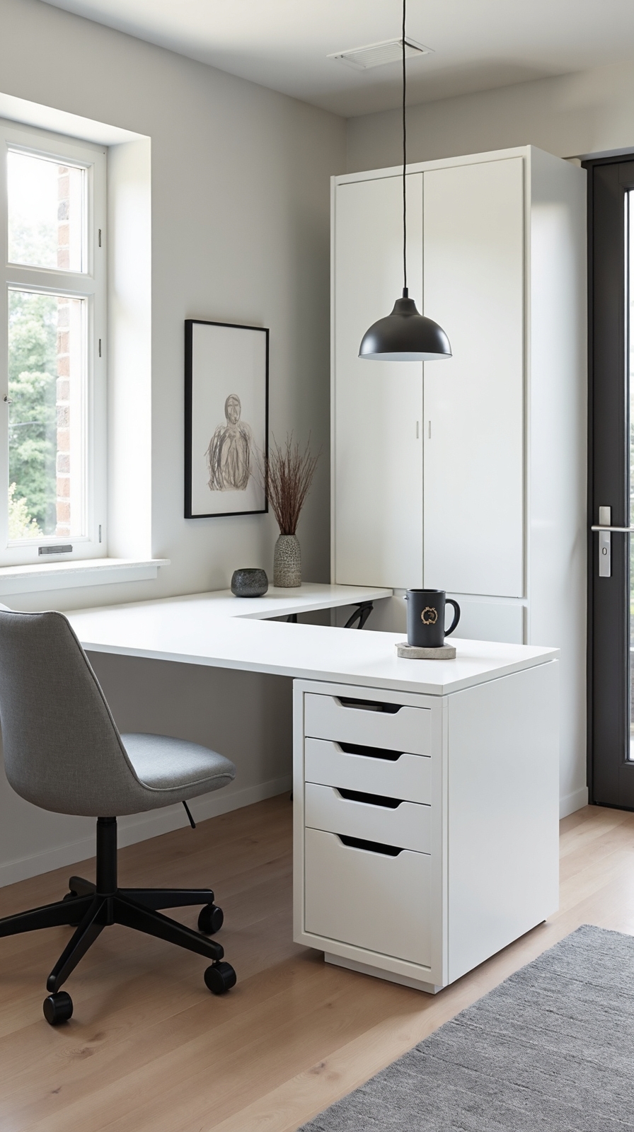 versatile modular organized productive corner desk